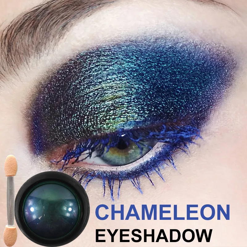 Multi-Chrome Chameleon Eyeshadow Powder Multi-Chrome Holographic Shifting Pigment for Eye Makeup Nail Art Cosplay