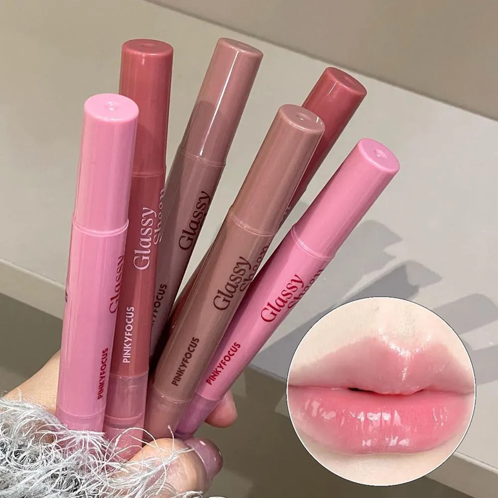 Lip Gloss Vitamin E Lip Serum Hydrating & Plumping Tinted Lip Gloss Moisturizing Lip Balm For Glossy Sheer Smooth Lips