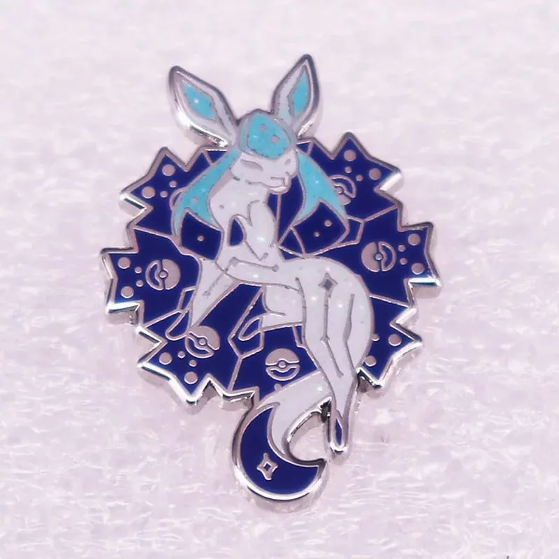 Anime Games Pokemon Enamel Pins Collect Mobbles Gengar Metal Cartoon Brooch Backpack Hat Bag Collar Lapel Badges