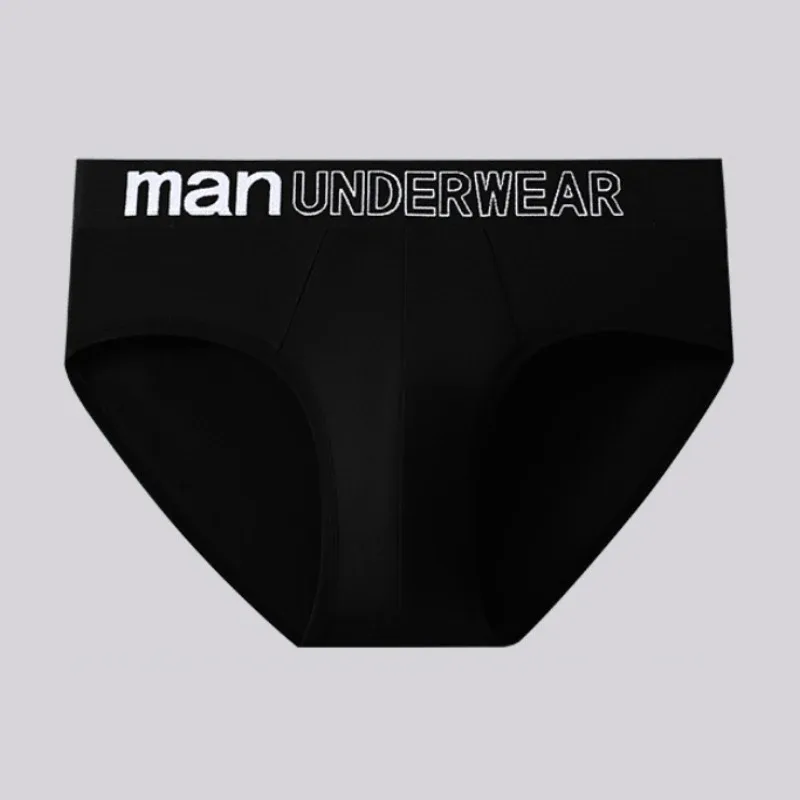 6Pcs Men's Cotton Panties Soft Men Triangular Pants Comfort Shorts Solid Colour High Elastic Underwear Breathable Fashions