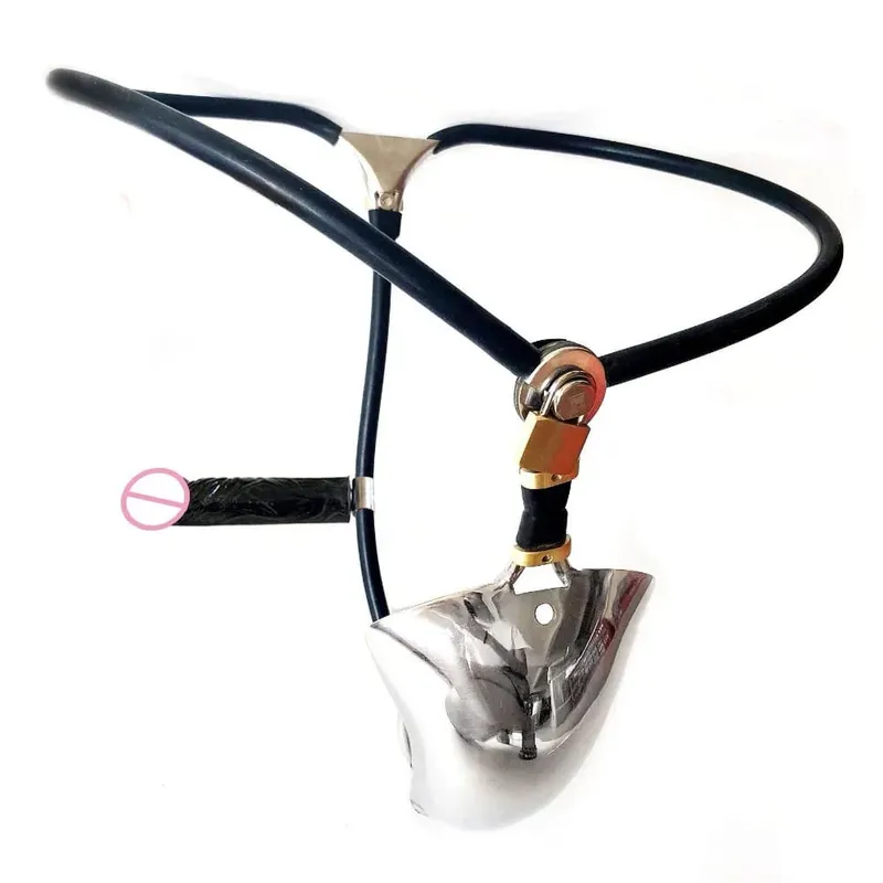 Male Chastity Cage Device Size Adjustable Leather Belt Penis Ring Underwear Scrotum Protectors Dildo Anal Plug Sex Toys for Men
