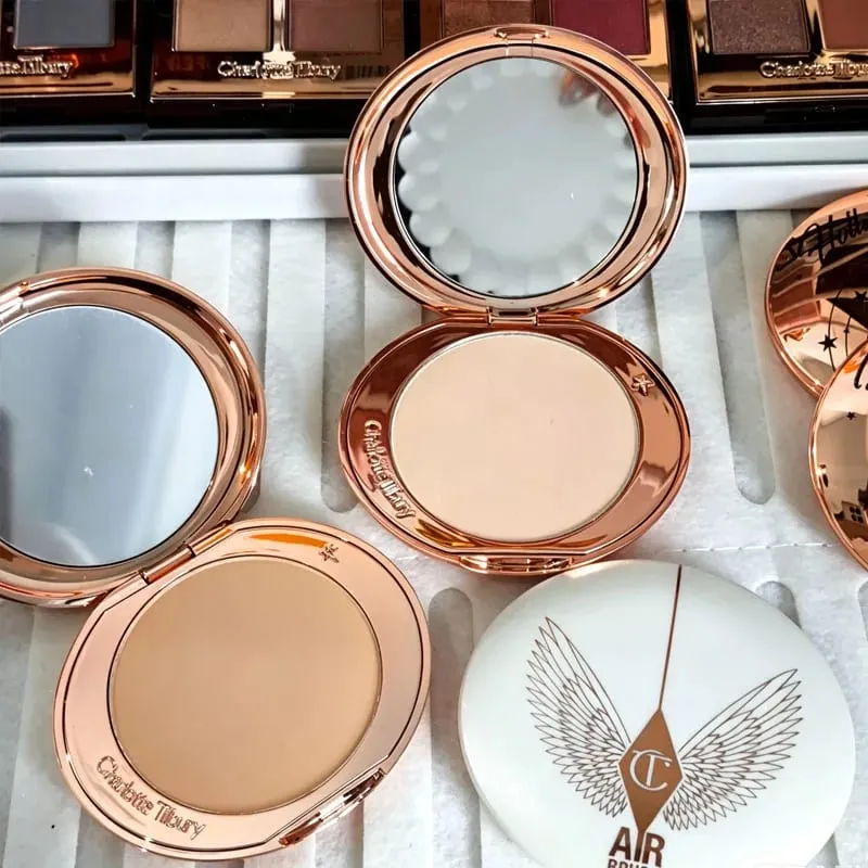 Bestseller CT Makeup Sæt Fire Farve Øjenskygge Palette Mat Setting Powder Ansigts Concealer Effekt High-end læbestift kosmetik — image 4