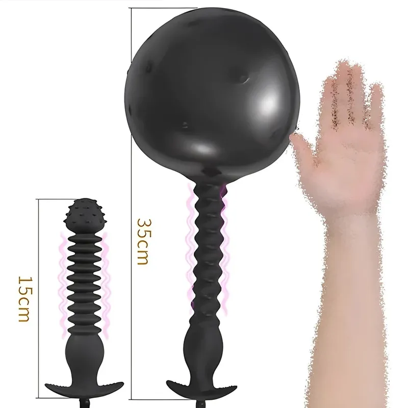 Anal Expander Expand Inflatable Anal Plug Oversized Enema Training Butt Plug Butt Dilator Ass Prostate Sex Toy for Men Women — image 16