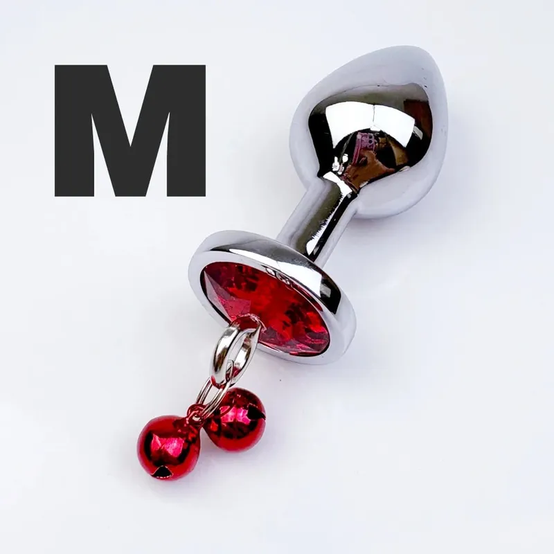 1Pcs Metal Bells Anal Plug Three Sizes Anal Plug Butt Plug G-Point Massage Anal Exercise Masturbation Outdoor Dildos Sex Toys