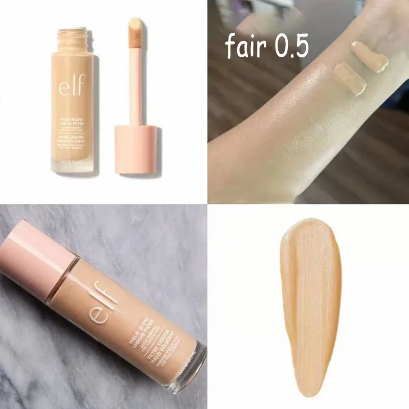 Elf Halo Glow Series Liquid Blusher Liquid Highlighter Contour for Three-dimensional Shadow Contour Modification Setting Spray