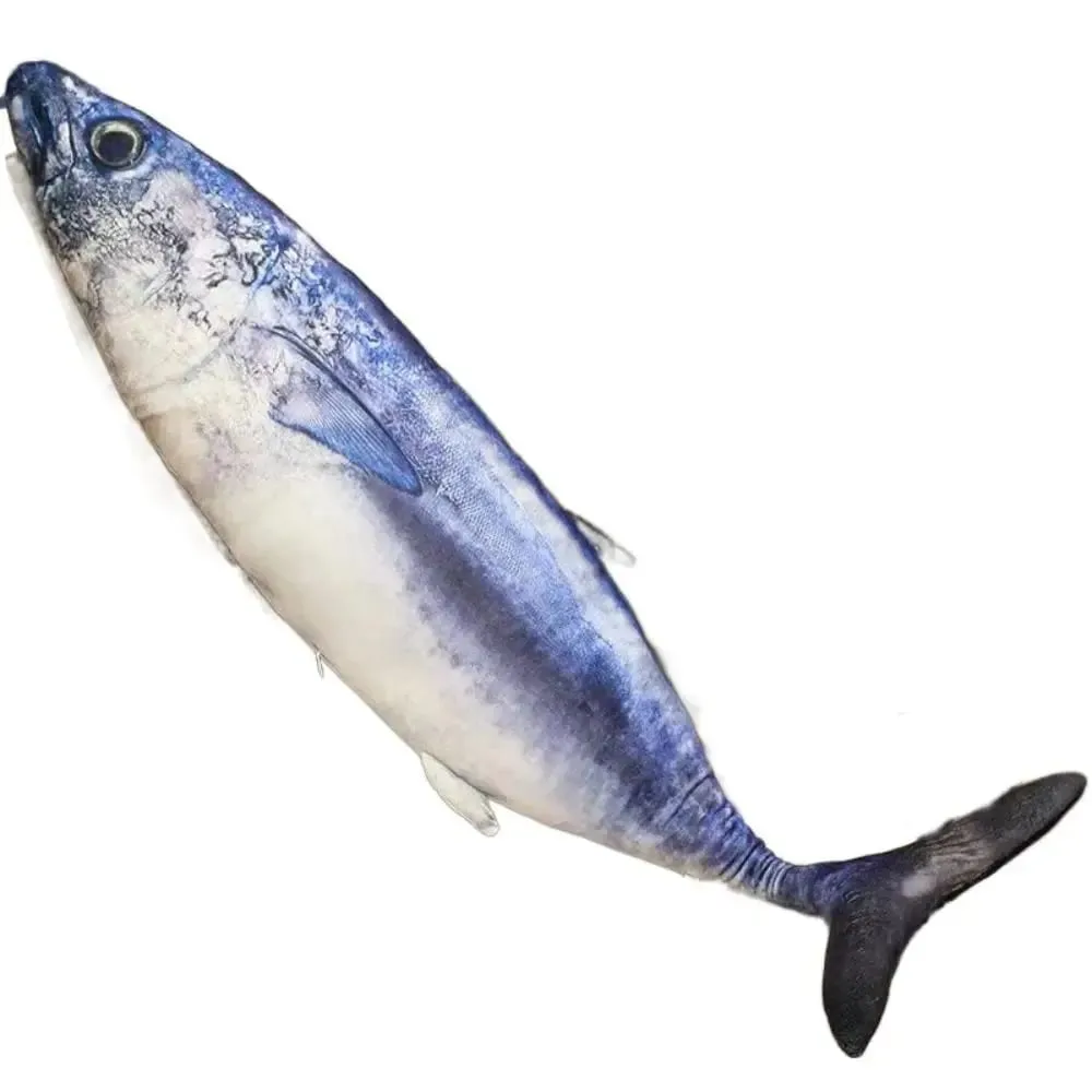Sofa Cushion PP Cotton Simulation Sea Fish Stuffed Funny Sea Fish Stuffed Tuna Grouper Fish Sleeping Pillow Bedroom
