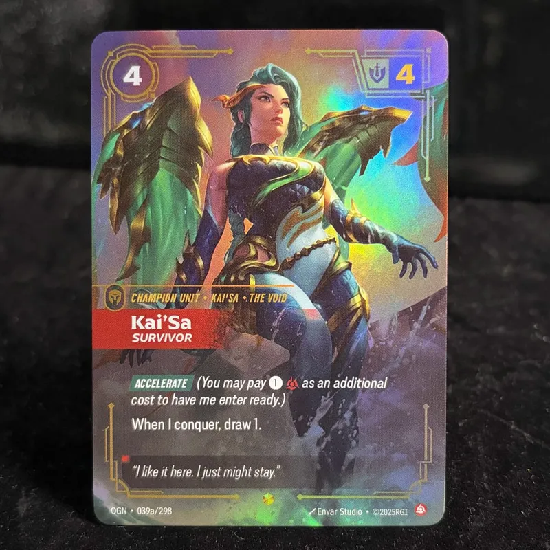 Runes Riftbound OGN Origin Genesis UNL Unleashed KaiSa Elder Dragon Collectible Alt Art Showcase Exclusive Holo Foil Proxy Card