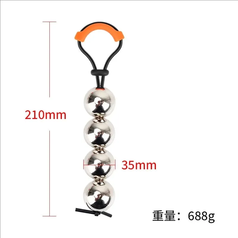 9 Size Male Penis Ring Glans Exerciser SM Penlie Device Weight Bearing Penis Extender Enlargement Stretcher Ball Sex Toy for Men