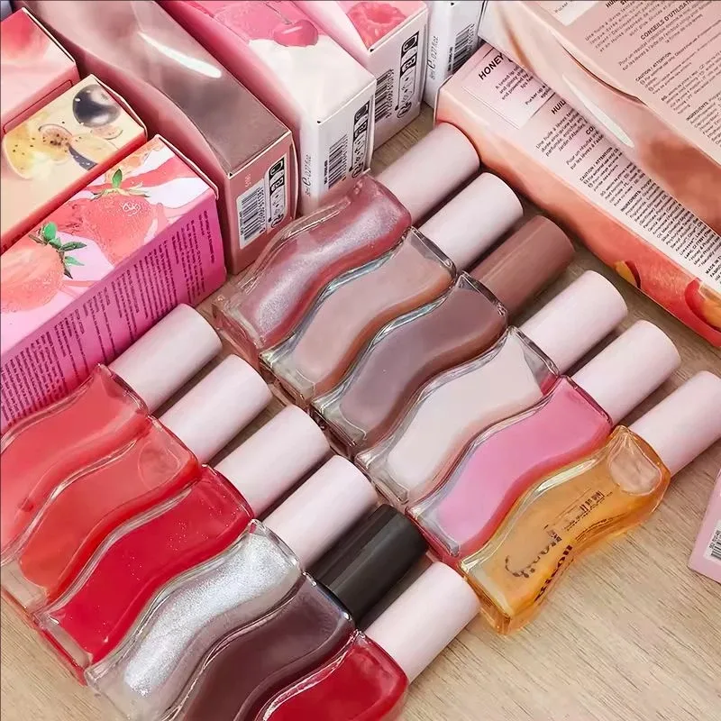 Fashion Lip Balm 12 Colors Hydrating Lip Oil Gloss Care of The Lips Benetitnt for Lips Plumping Exfoliating Plumping Lip Makeup