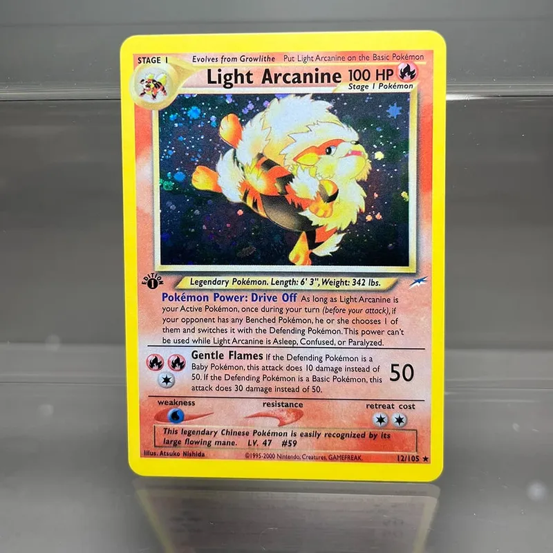 PKM Single Cards 1st Edition 1996 Raichu Charizard Dragonite PTCG Foil Cards Game Collection PKM Proxy Cards