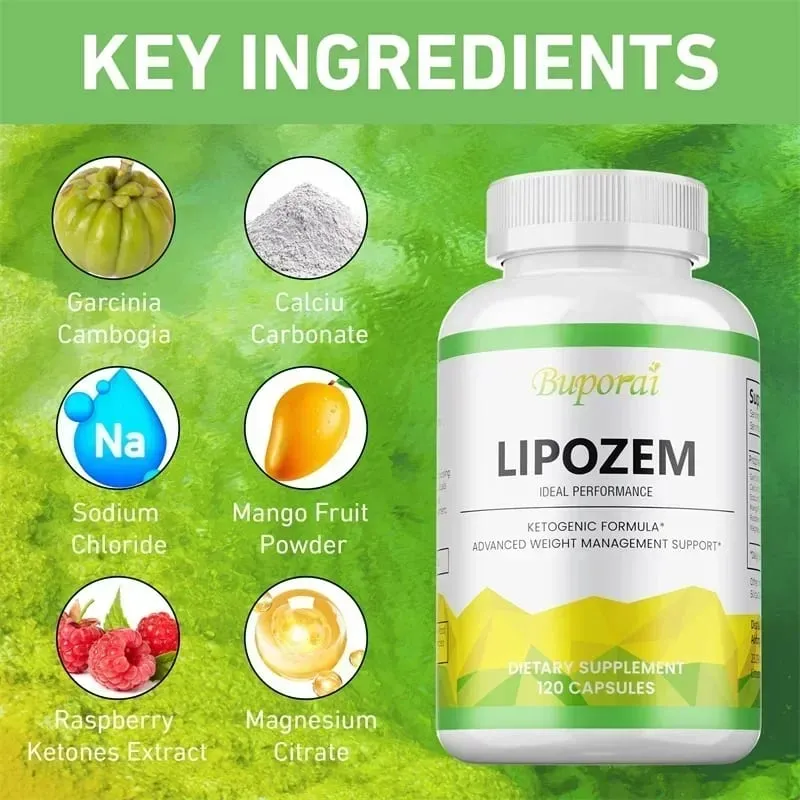 Lipozem Supplement - Weight Loss Capsules Boosts Metabolism Increases Energy and Controls AppetiteSupplements — image 1