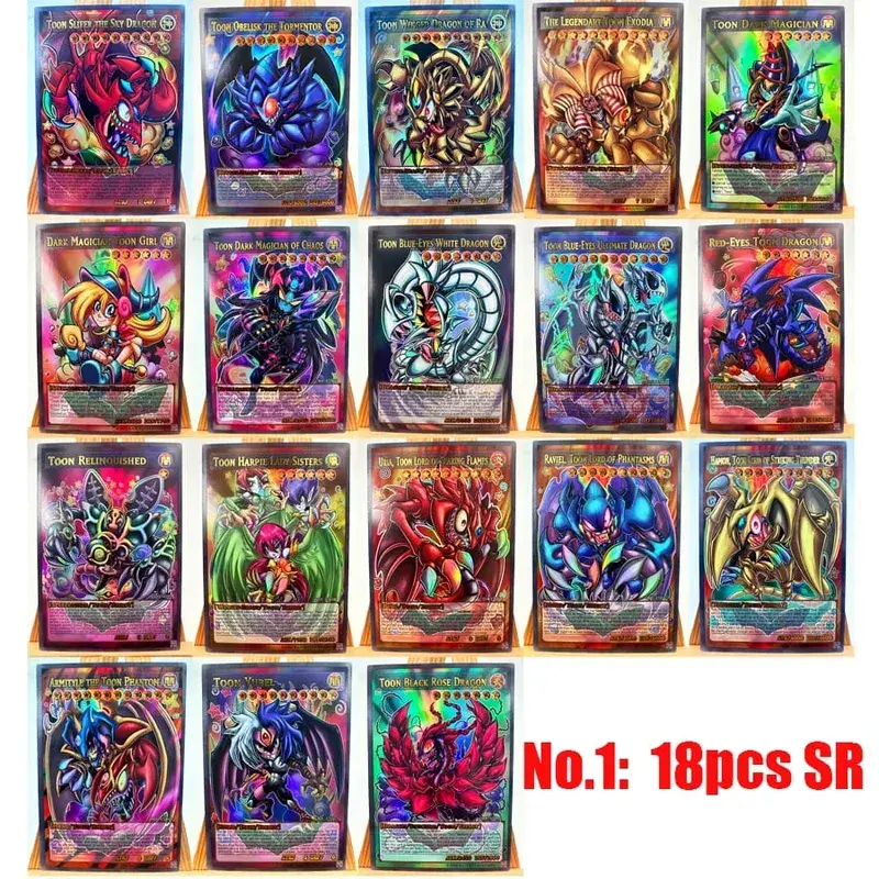 18pcse/set Blue Eyes Ultimate Dragon Yu Gi Oh English Toys Hobbies Hobby Collectibles Game Collection Anime Cards