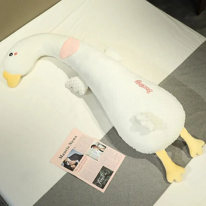 Cuscino lungo per il corpo animale Cuscino morbido in peluche per dormire Cuscino per dormire carino bambola di cartone animato Cuscino per gamba per dormiente laterale Cuscino per letto Decorazioni per la casa regalo — image 9