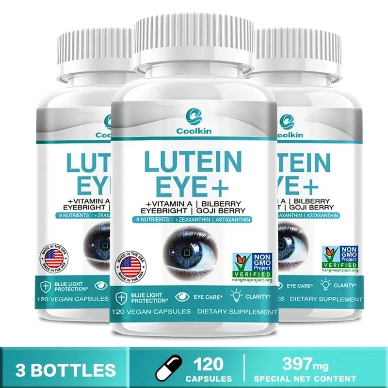 Suplemen Lutein - Vitamin A + Bilberry Eyebright + GO JI Wolfberry Untuk Meredakan Kelelahan dan Kekeringan MataKapsul — image 11