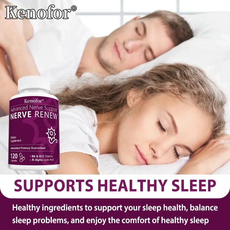 Nerve Renew Advanced Nerve Support - 300mg R-Alpha Lipoic Acid - Supports Brain Skin Nervous System Health and Antioxidants — image 6