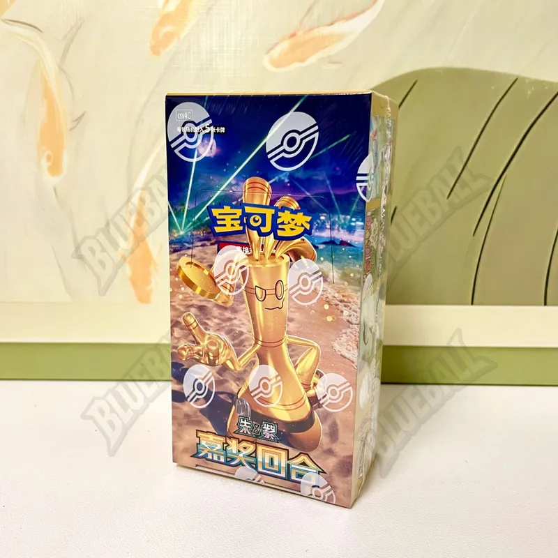 Original pokemon Scarlet Violet Gem Pack Vol6 Thin Box TCG Collectible Battle Trading Cards Simplified Chinese Version Toys Gift