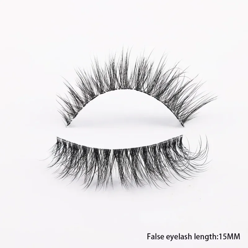 3D Mink Lashes Transparent Band False Eyelashes Natural Fake Eyelash Anime Winged Clear Band Lashes Manga Lashes Makeup