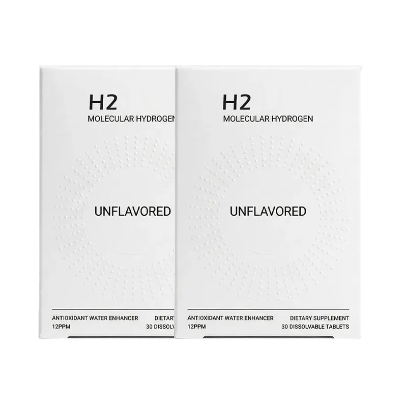 Molecular H2 Hydrogen Water Tablets with Magnesium 12PPM Hydrogen Tablets Support Cellular Health Recovery Cognitive Function