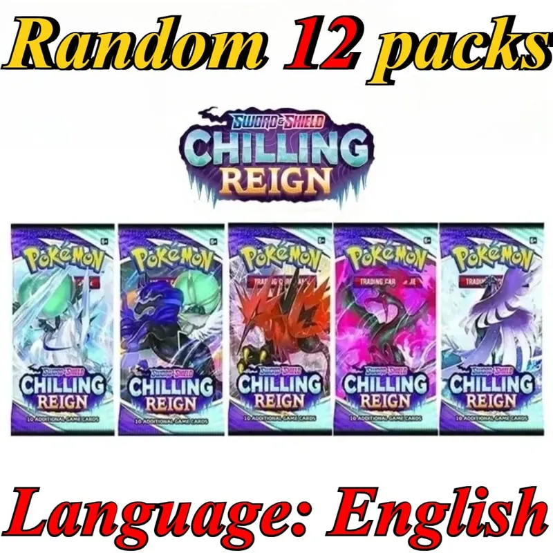 10 Pokémon Card Packs Bright Stars 151 Prismatic Evolutions PALDEAN FATES English Reinforcement Battle Transaction Card Gift