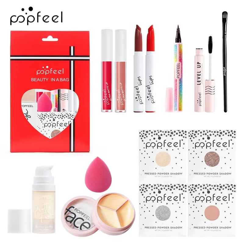 All-in-One Makeup Kit Gift Set with Eyeshadow Palette Foundation Lip Gloss Blush Brushes Eyeliner and More Beauty Gifts — image 15
