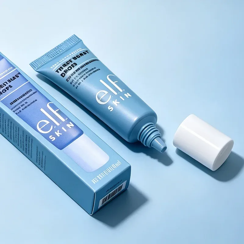 Elf Thirst Burst Drops Brightening Moisture Gel Essence Hydrating Pre-Makeup Primer Nourishes Dry Skin for Smooth Base Makeup