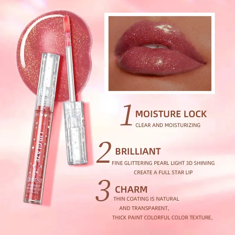 9 Colors Lip Gloss Sets Long-lasting Glitter Liquid Lipstick Moisturizing Luminous Lipgloss Makeup Shiny Lip Glaze Kits