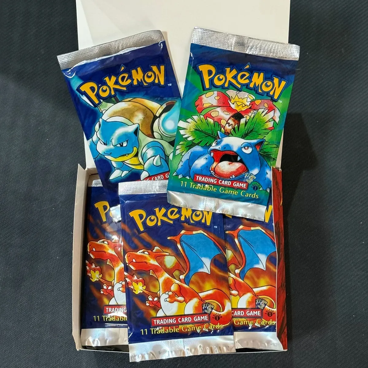 PKM New Base Set Booster Pack 11cards/pack Charizard/Venusaur/Blastoise PTCG Proxy Cards TCG Card Gifts — image 2