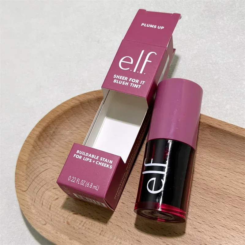 Hot Sale New Elf Bubblegum-Cherry Mango-Watermelon Lasting Moisturizer Lip Gloss Lip Balm & 8 Colors Cream Blush Brand Cosmetics