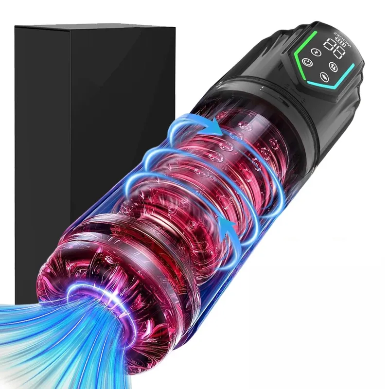 Automatic Male Masturbator Cup 7 Sucking Rotating Licking Modes Pocket Pussy Stroker Blowjob Penis Pump Sex Toys For Men — image 8