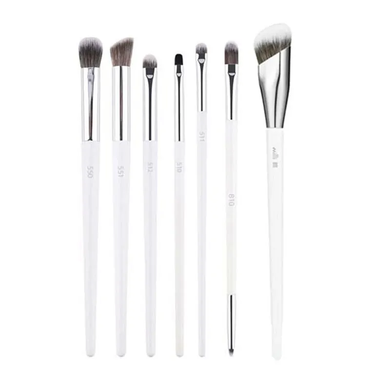 1 Buah Kuas Rias Bubuk Putih 3D Kuas Rias Dasar Foundation Cair 3D Alat Kecantikan Concealer Mata Wajah Detail Pencampur Eyeshadow