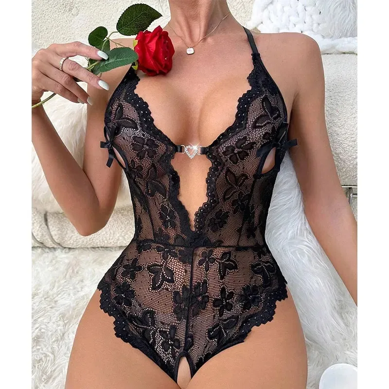 Backless Solid Jumpsuit Women Sleeveless Bodycon Sexy Red Body Tops Fashion Streetwear Vintage Y2k Gothic Bodysuits Clothing