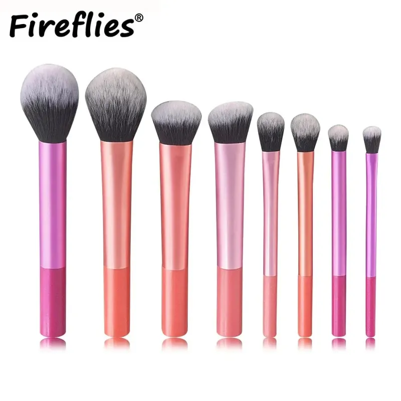 8pcs Makeup Brush Kit Soft Synthetic Hair Make Up Brushes Foundation Blush Eyeshadow Cosmetic Makeup Tools — image 8