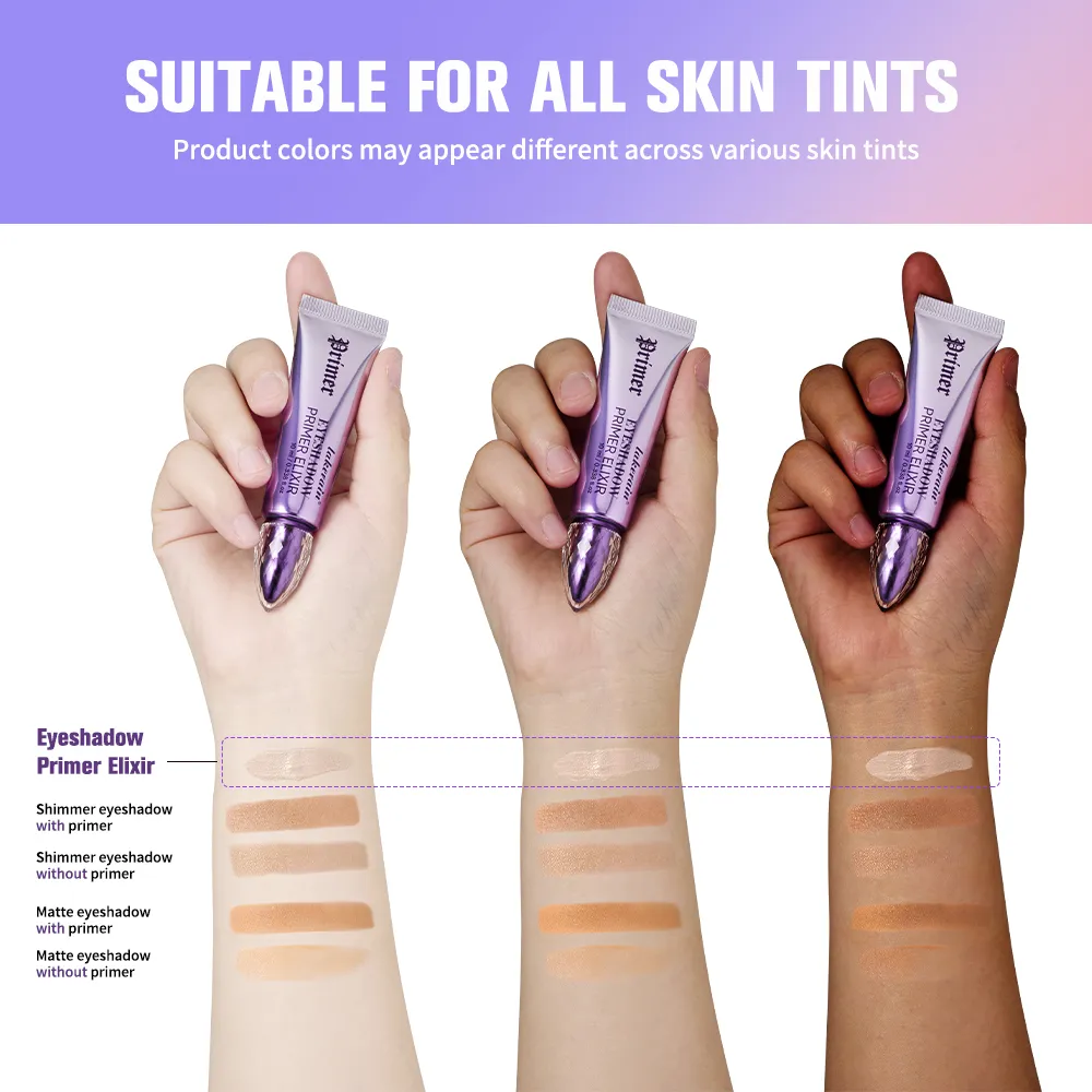 Eyeshadow Makeup Primer Smooth & Crease-Resistant Eye Makeup Waterproof Long-Lasting Wear Translucent Shade Eye Base Primer