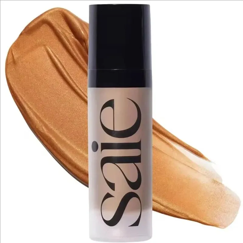 Fashion Saie Glowy Super Gel Starglow Liquid Blush Moisturizing Makeup Base Highlighter for Dewy Makeup Hydrating Antioxidant