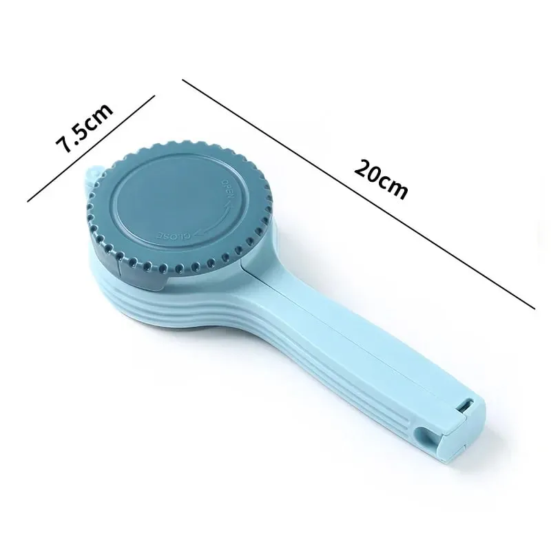 1PC Reuseable Bag Clip Snack Fresh Food Storage Sealing Kitchen Mini Sealer Food Clip with Cap Type Spray Nozzle Moistureproof — image 8