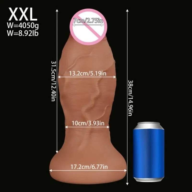 Super store anal dildoer tykke realistiske penis silikone Big Pik Butt Plug Onani med sugekop Sexlegetøj til kvinder Mænd