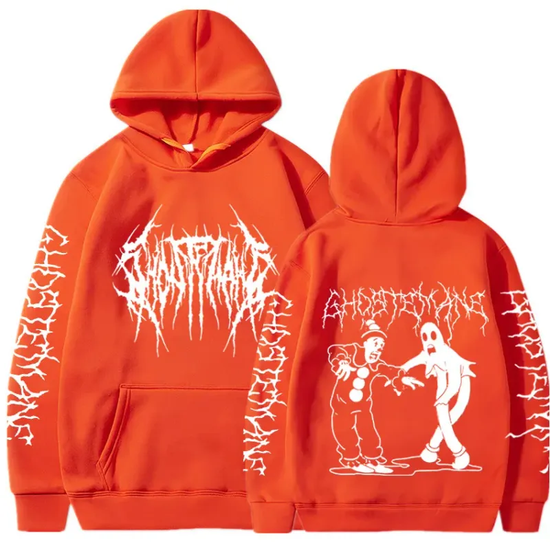 Ghostemane dubbelzijdig print hoodie herenmode hiphop metal rock hoodies gothic oversized sweatshirt trainingspak streetwear