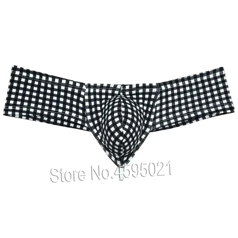 Men Micro Boxer Briefs Enhance Pouch Bikini Briefs String Crotch Brazilian Underwear Sexy Breathable Bubble Knitted Hipster — image 15