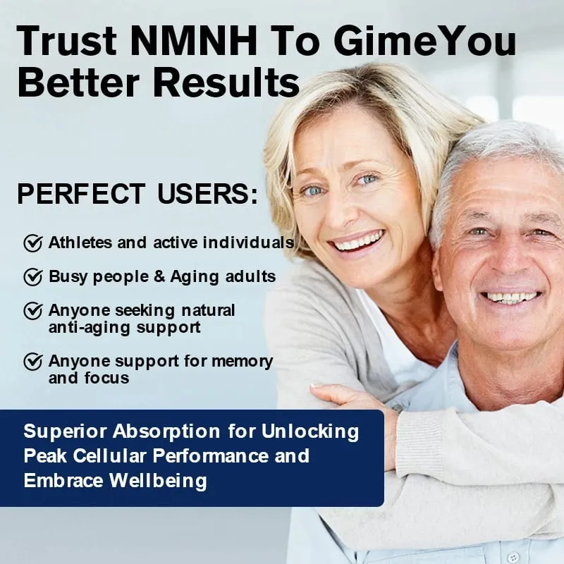 Natural NMNH Capsules Advanced High Absorption NMNH Support Immunity Cellular Repair & Skin Wellness for Adults