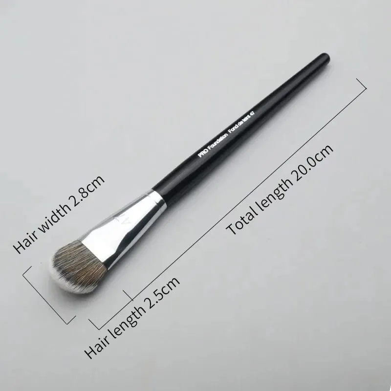 Professional Foundation Brush 47 Broom Head Liquid Foundation Shadow Repairing Brushes Women Face Base Makeup Beauty Tools