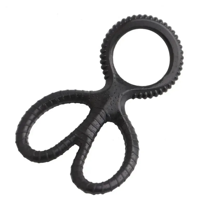 3 Pcs/Set Cock Ring Delay Ejaculation Adult Toys For Men Dick Enlargement Silicone Penis Ring Male Sex Toys Stronger Erection — image 9