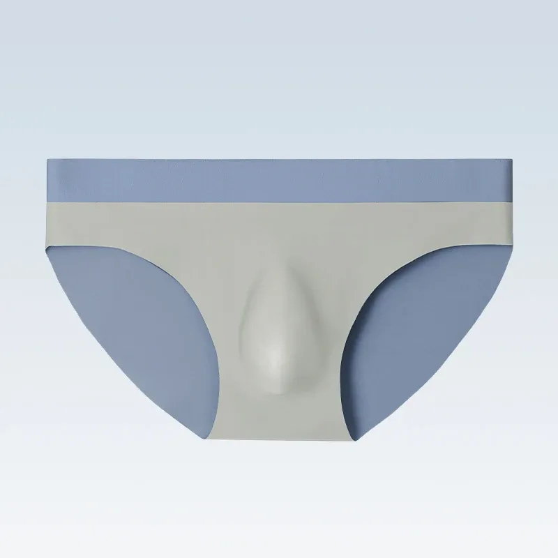 Nahtlose Herren-Unterwäsche aus Eisseide, 3D-Stanz-Dreiecks-Shorts, Sommer, dünne Unterhose, Jungen-Sport-Shorts 3256808552917215 — image 2