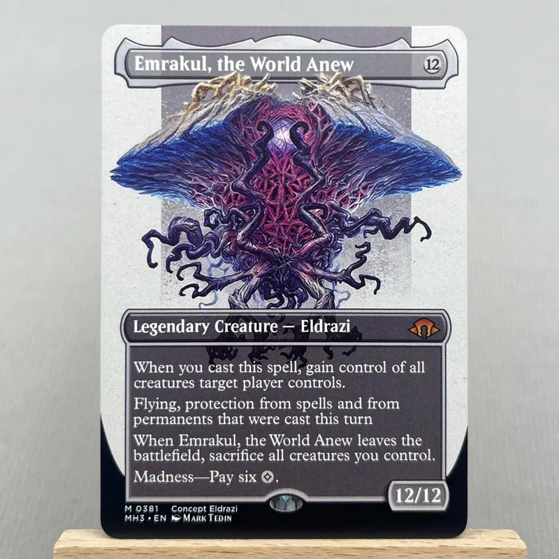 BLB BLC MH3 OTP HOLO7-Ⅰ02 TCG Cards Proxys Three Tree City Ygra Eater of All Maha the Its Feathers Night