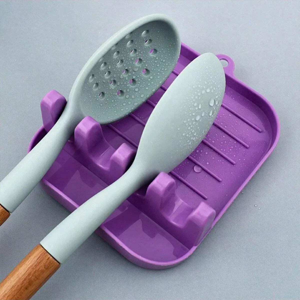 1pc Household Multifunctional Spatula Rack Kitchen Shovel Spoon Storage Rack Sitting Cutting Board Spatula Pot Cover Shelf