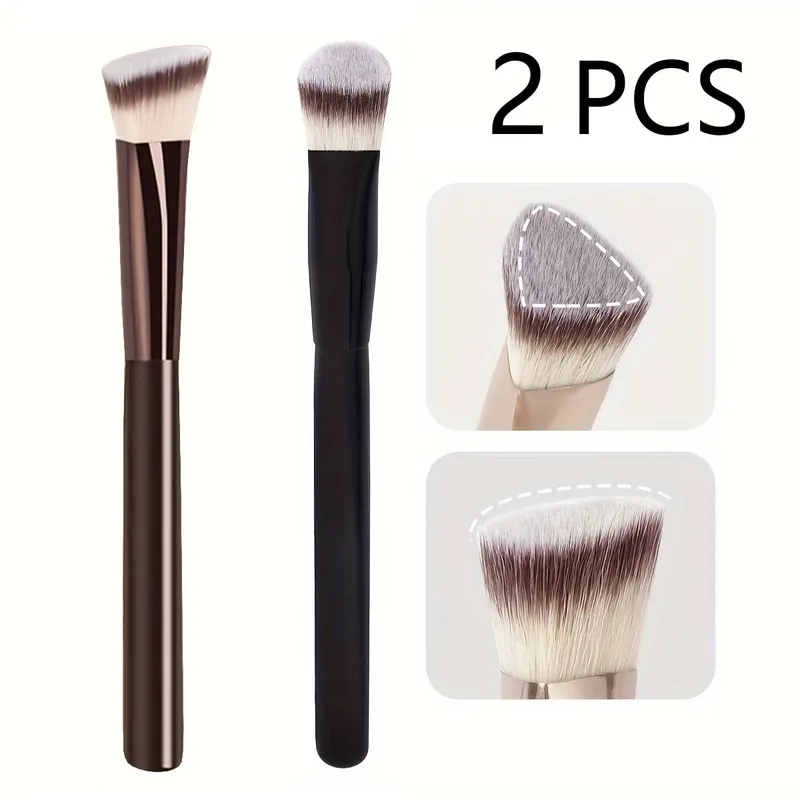 Premium Concealer Brush Triangle Brush Head Soft Synthetic Bristles Fit for The Skin