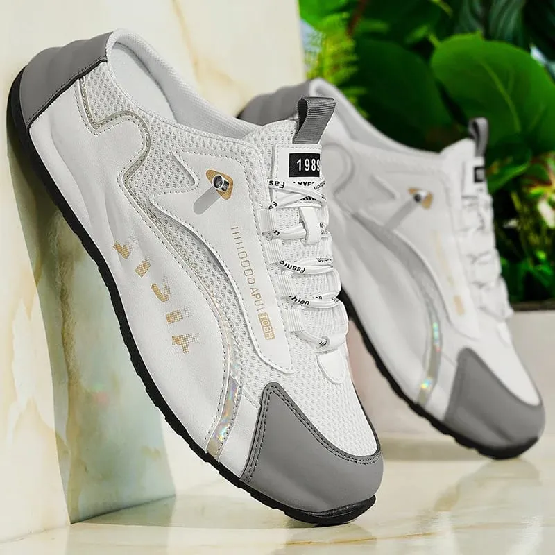 Men's Casual Closed Toe Half Slippers Summer Comfortable Breathable Soft Sole Sneakers Fashion Slip-on Men's Tennis Shoes 2026