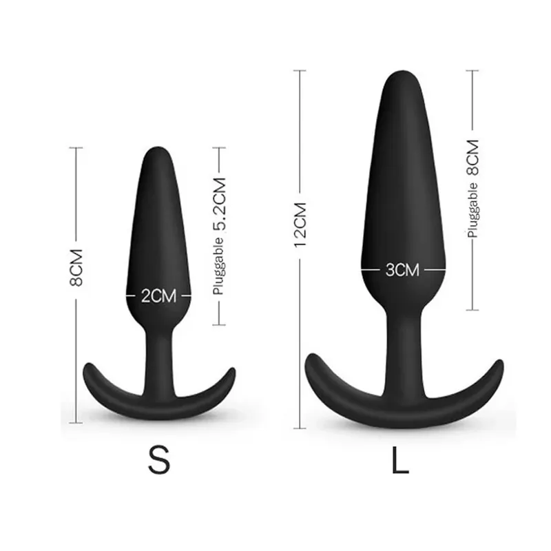 3 Different Size Anal Plug Soft Silicone Anal Butt Plug Stimulator Adult Sex Toys for Men/Women Prostate Massager Anal Trainer — image 12