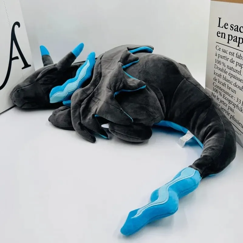 New Large 48cm Blue Sleeping Charizard Plush Doll Toys Super Soft Pokemon Stuffed Animal Anime Plush Pillow Floor/Sofa Cushion — image 6