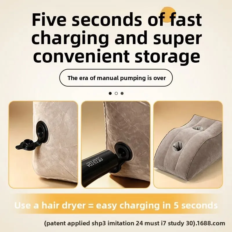 Simulated dildo soft meat electric silicone fake penis fake cow cow sex toy inflatable multi posture air cushion liberates hands