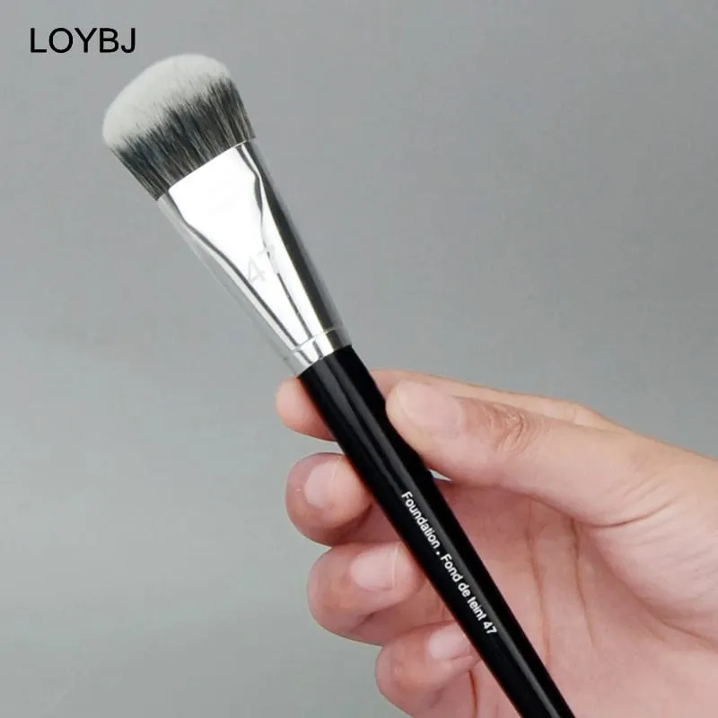 Professional Foundation Brush 47 Broom Head Liquid Foundation Shadow Concealer Brushes Women Face Base Makeup Beauty Tools